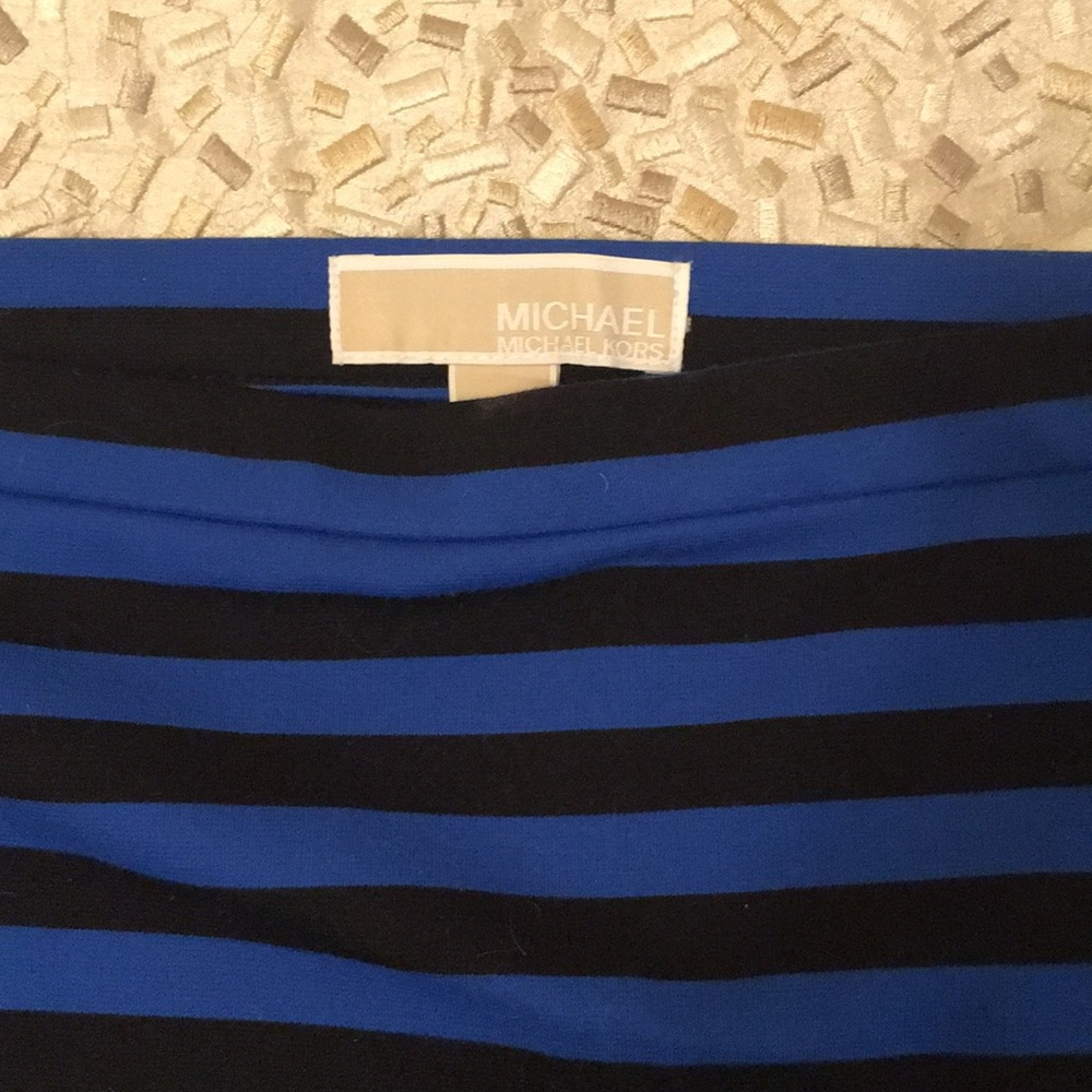 Striped Michael Kors mini skirt